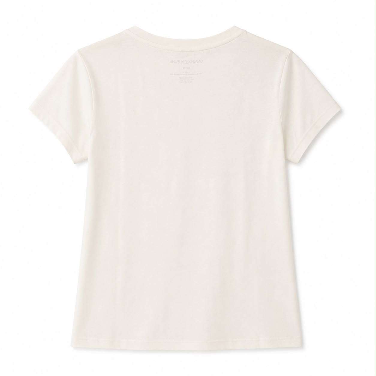 Calvin Klein Women's Studded Animal Mirror Monogram Logo V-Neck TShirt