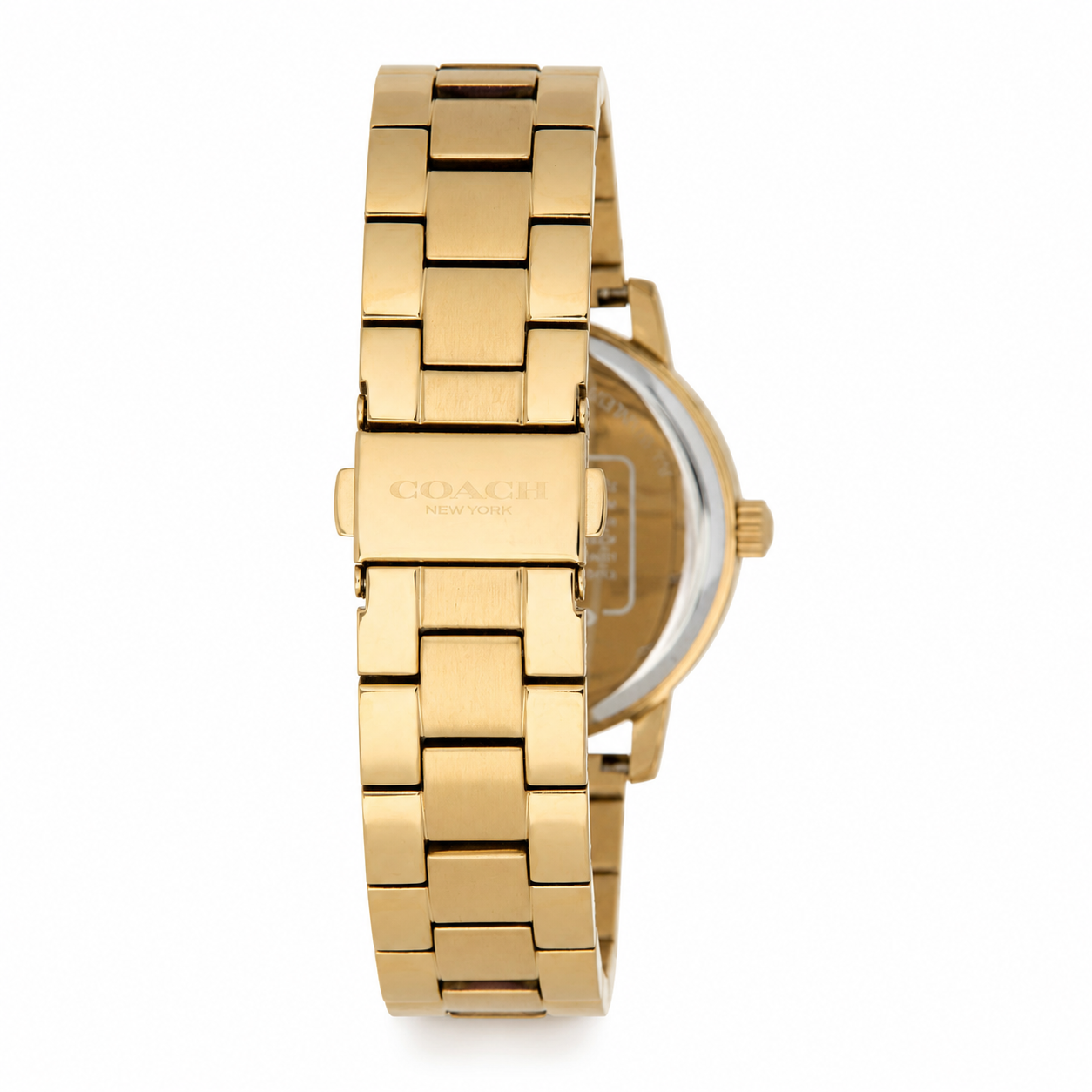 Coach Grand Goldtone Quartz Bracelet Watch