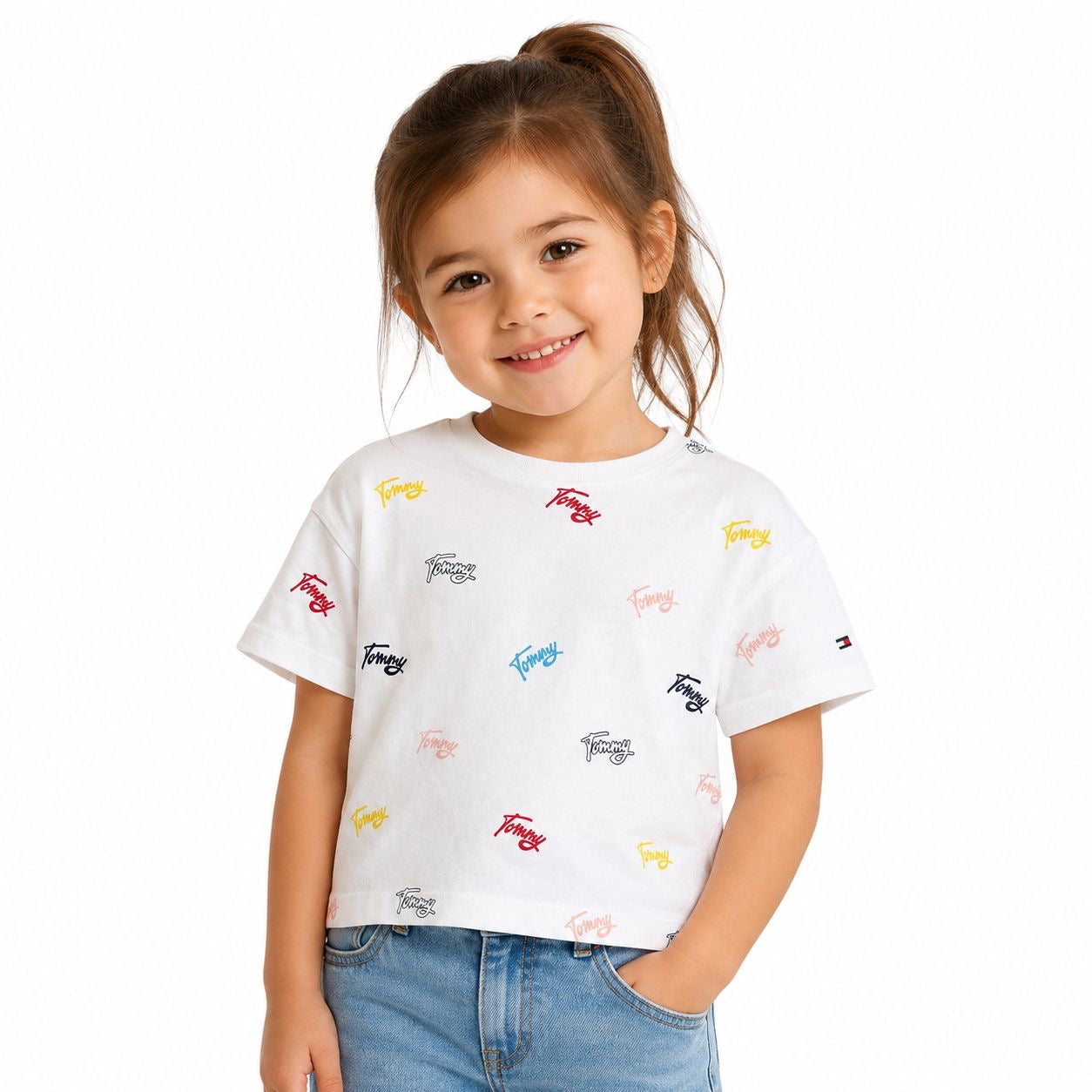Tommy Hilfiger white short-sleeved t-shirt