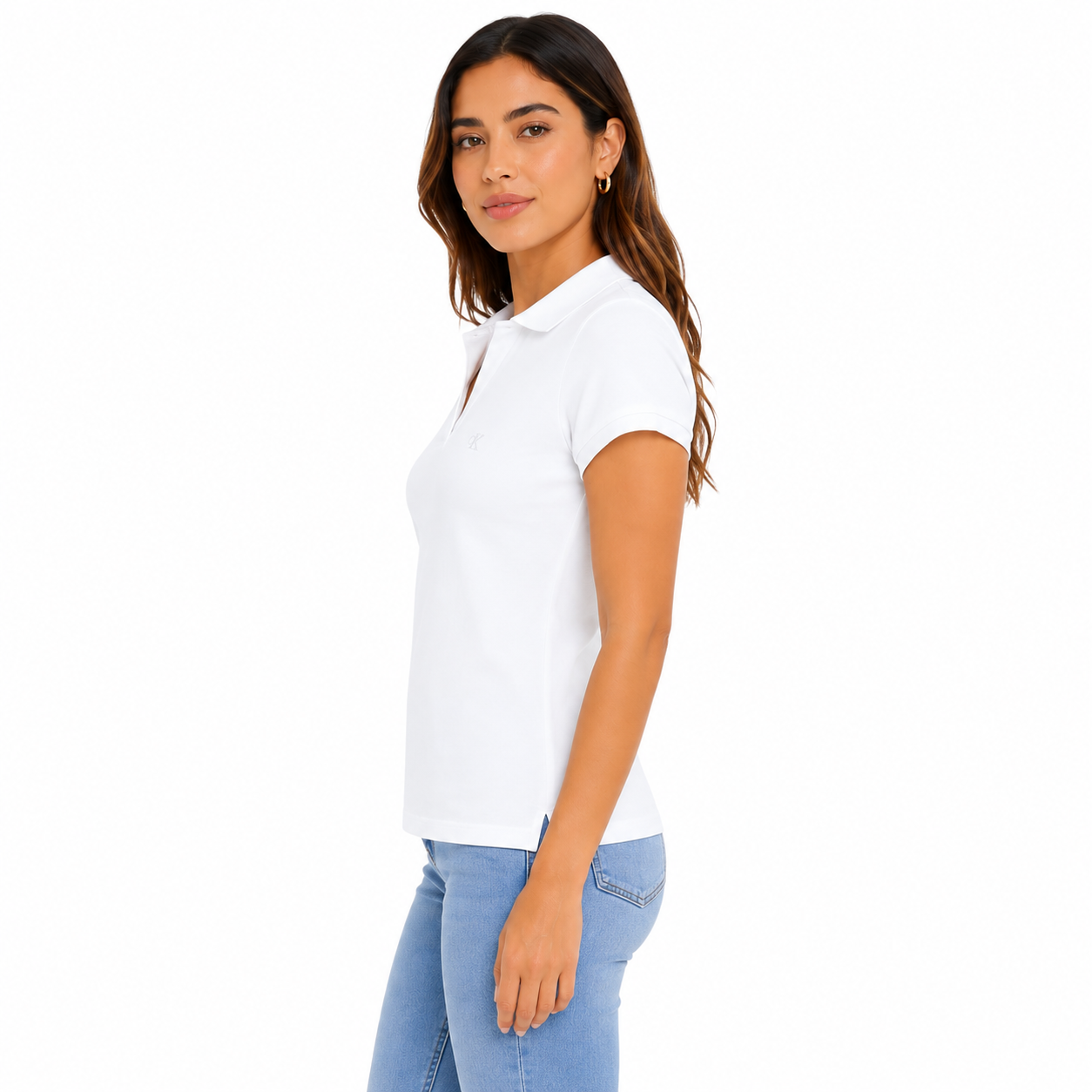 Calvin Klein Golf Katie Open Neck Polo Shirt
