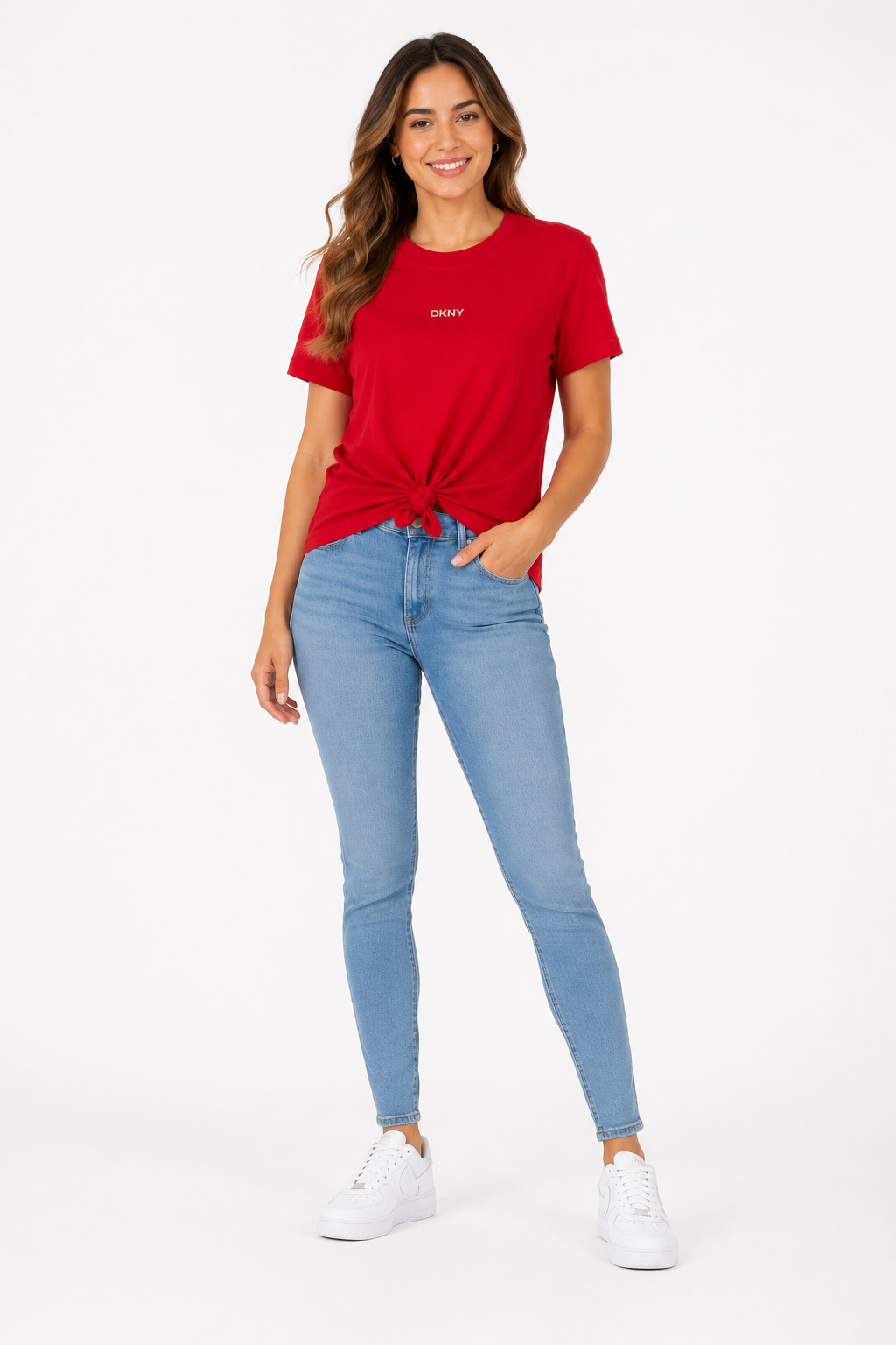 DKNY-Regular Fit Crew-Neck T-Shirt...