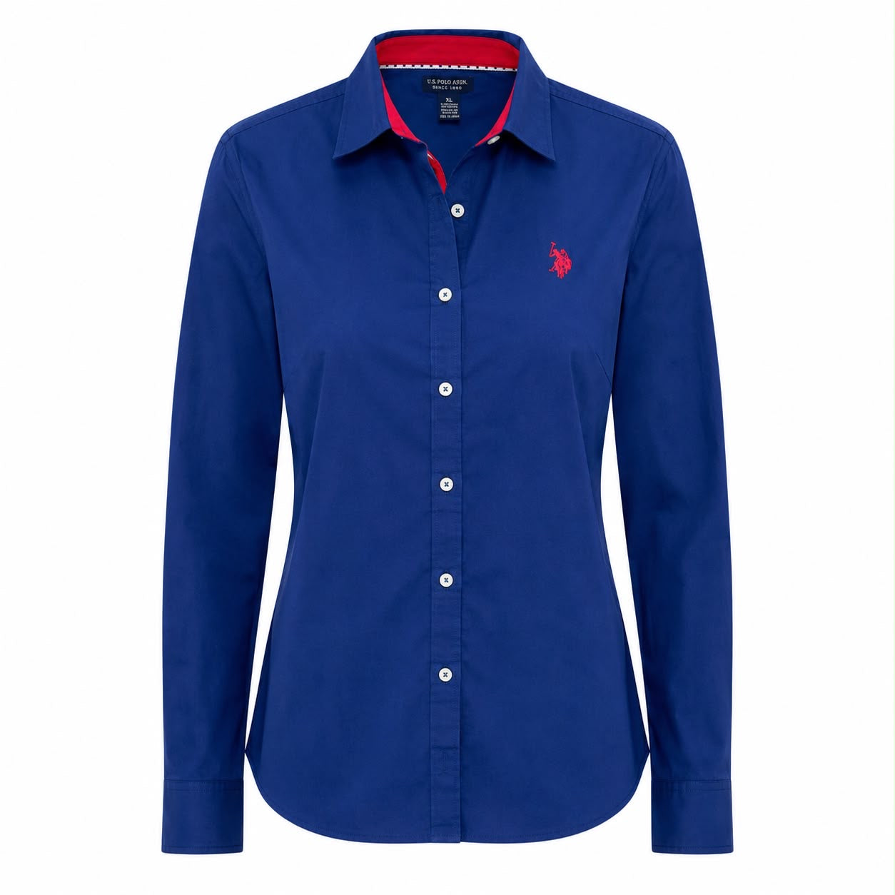 U.S Polo Assn Solid Stretch Poplin Shirt
