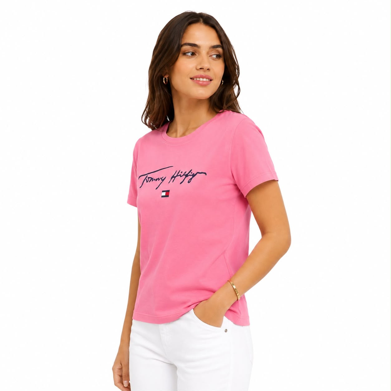 Tommy Hilfiger Pink short-sleeved t-shirt Women’s
