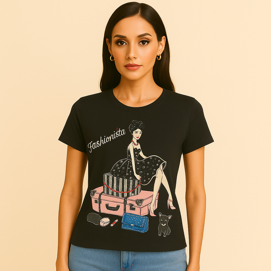 Vinizbena Queen T-Shirts for Women Soft Cotton T-Shirts