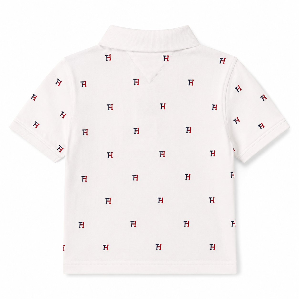 Tommy Hilfiger Kids' Allover Flag Print Polo