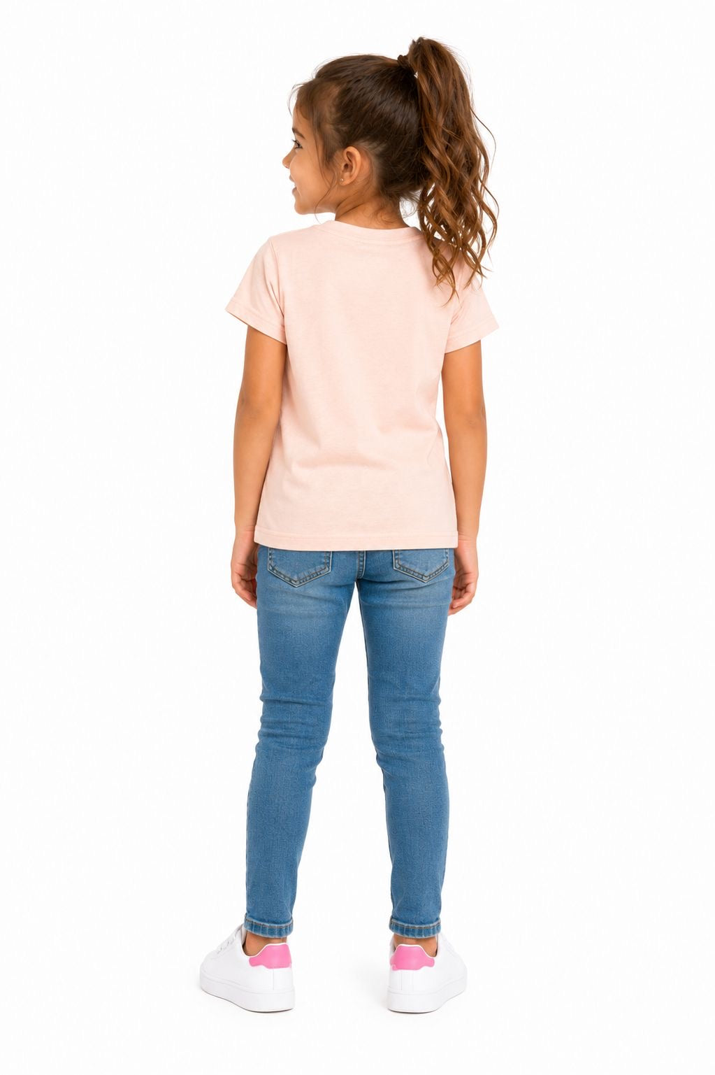 OLD NAVY-Pink short-sleeved t-shirt for girls