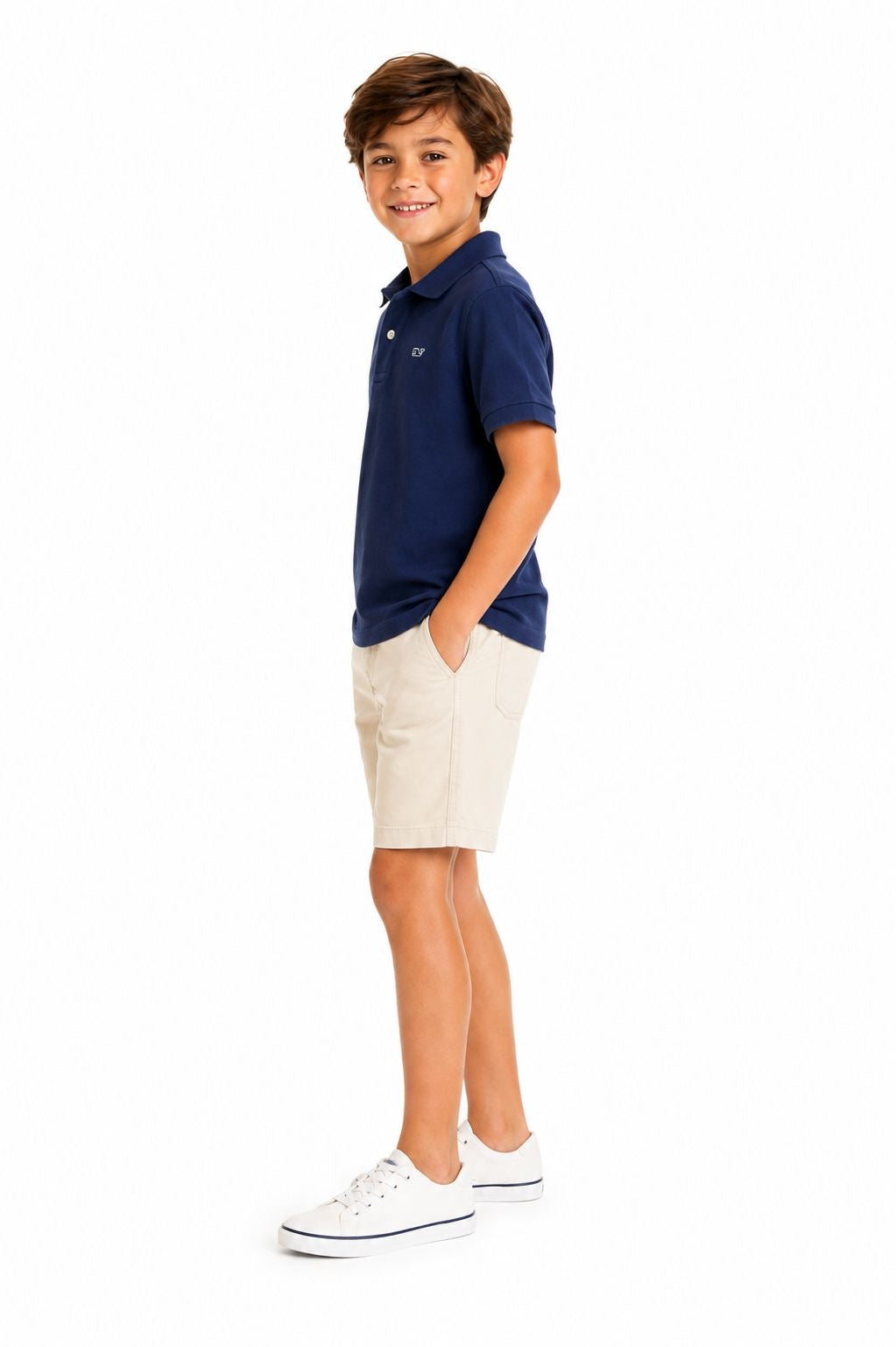 Vineyard Vines Boys' Heritage Pique Polo