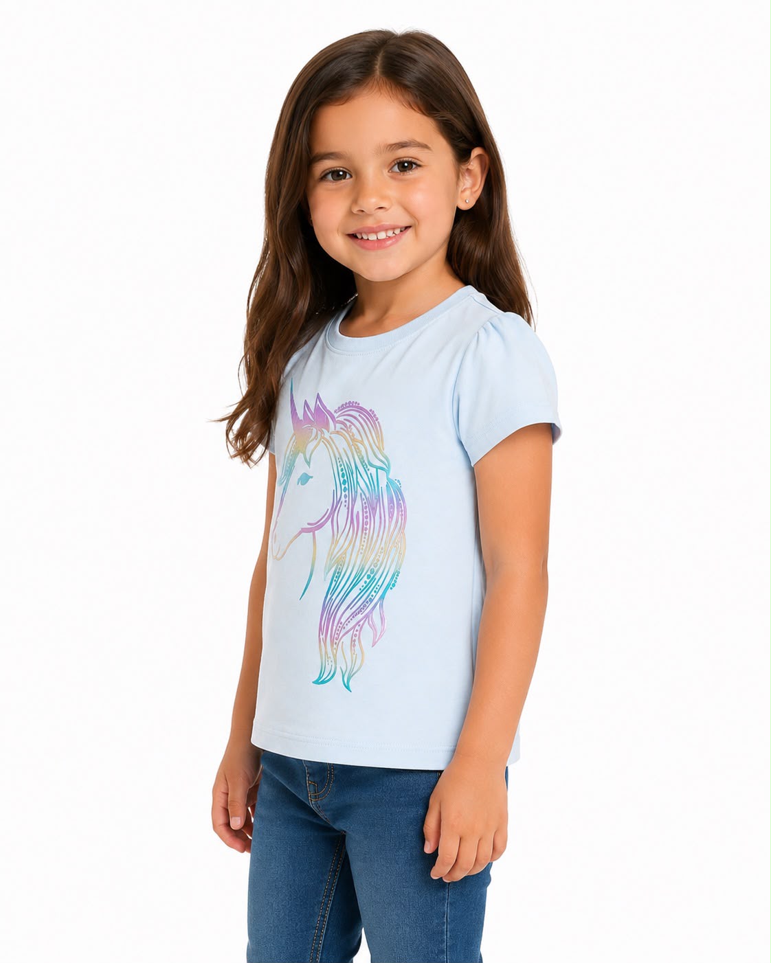 Gap Unicorn With Rainbow Colors T-Shirt