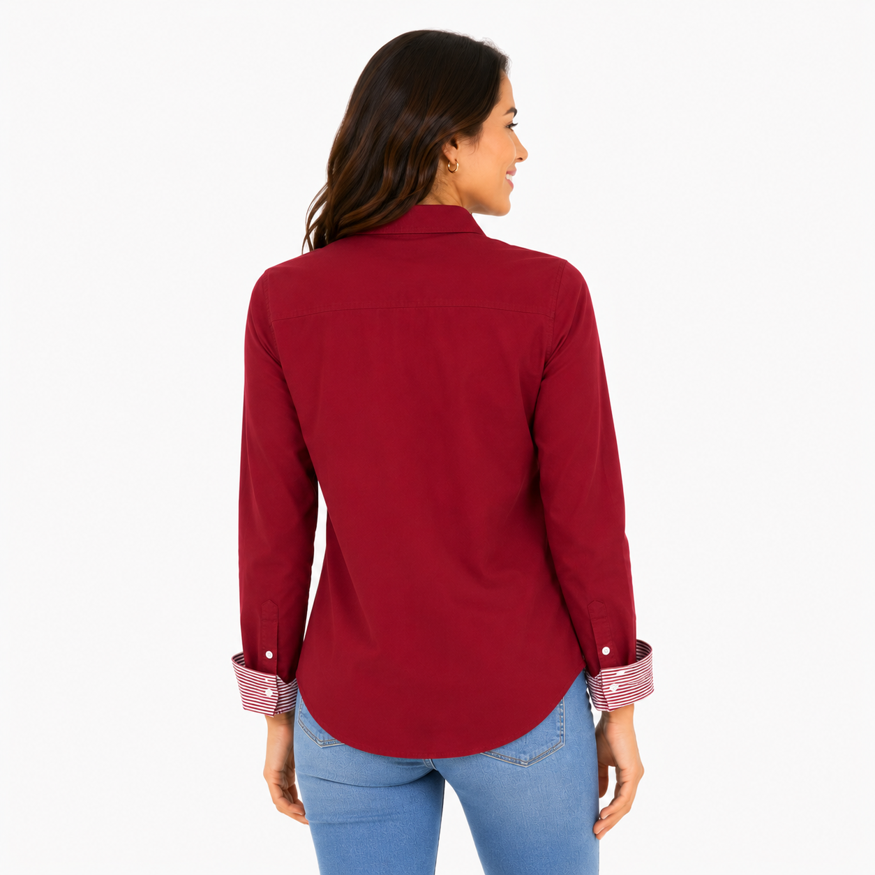 Us Polo Assn Shirt  stands out for its intense red color  Women’s