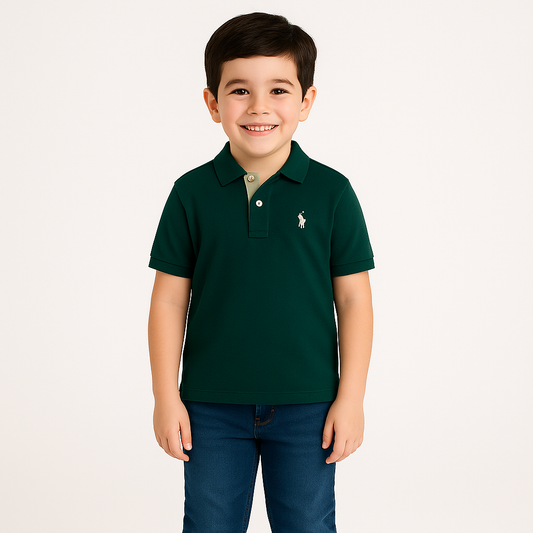U.S. Polo Assn. Boys Short Sleeve Pique Polo Shirt, Sizes 4-18