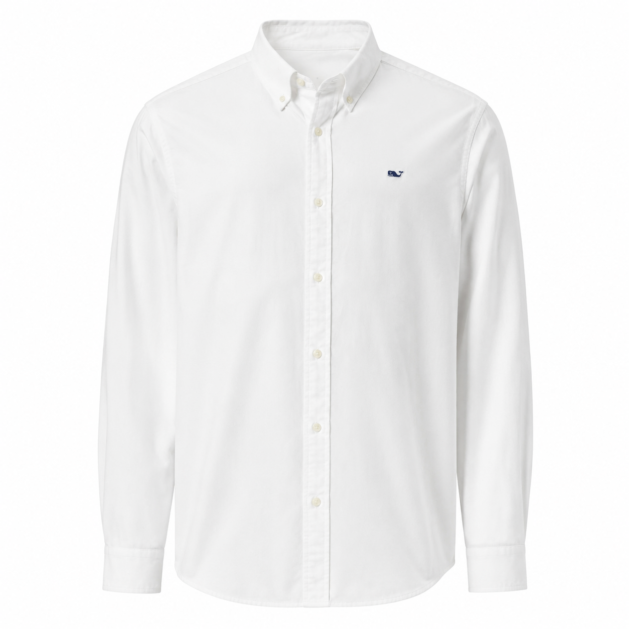 Vineyard Vines Boys Oxford Long Sleeve Whale Shirt