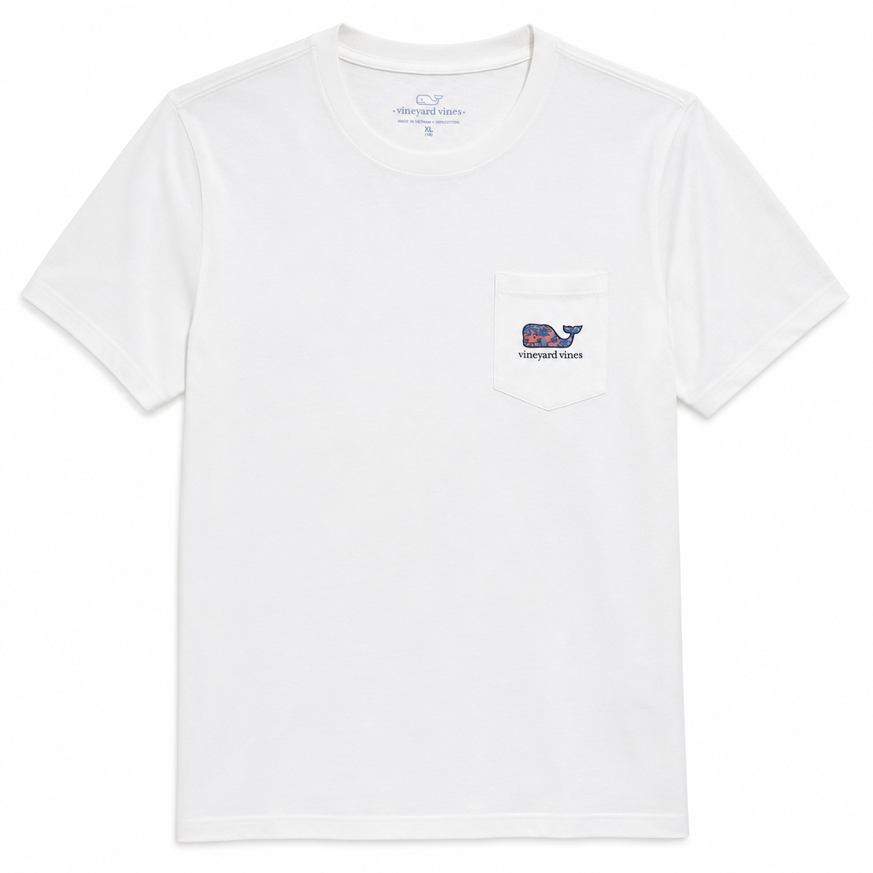 Vineyard Vines Kids SS white Cap T-Shirt