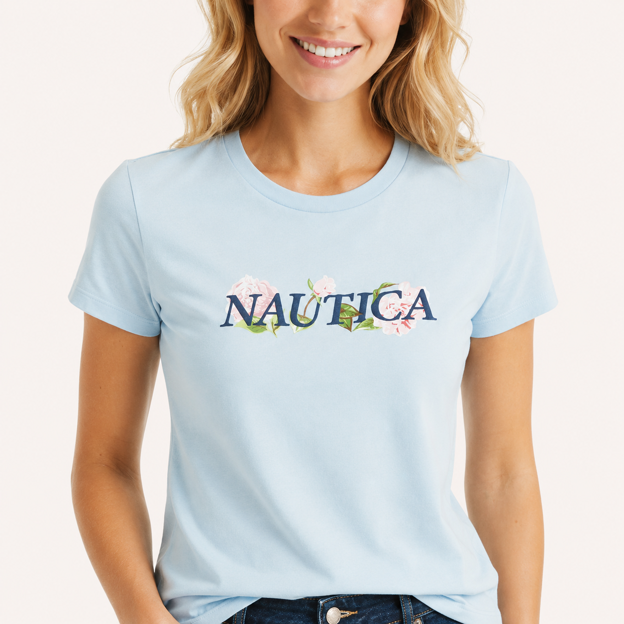 Nautica Sustainably Crafted Cotton Jersey T-Shirt