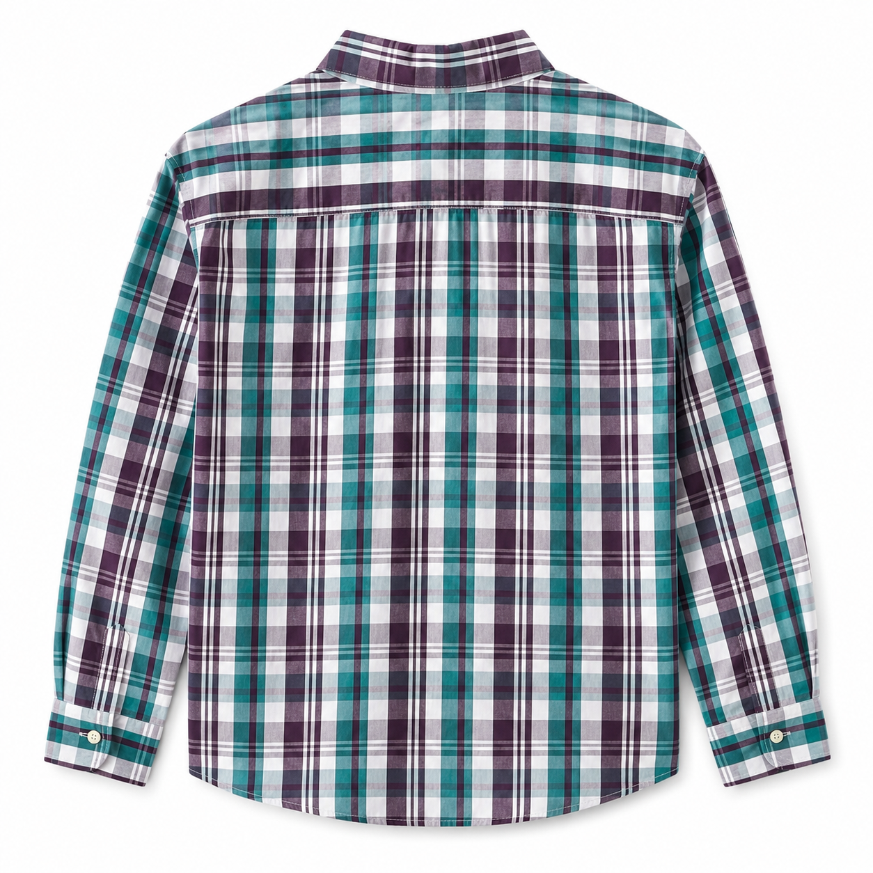 Levi’s Checkered long sleeve casual shirt in green tones