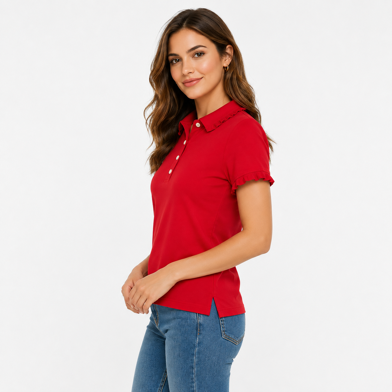 Anne Klein Red polo shirt Women’s