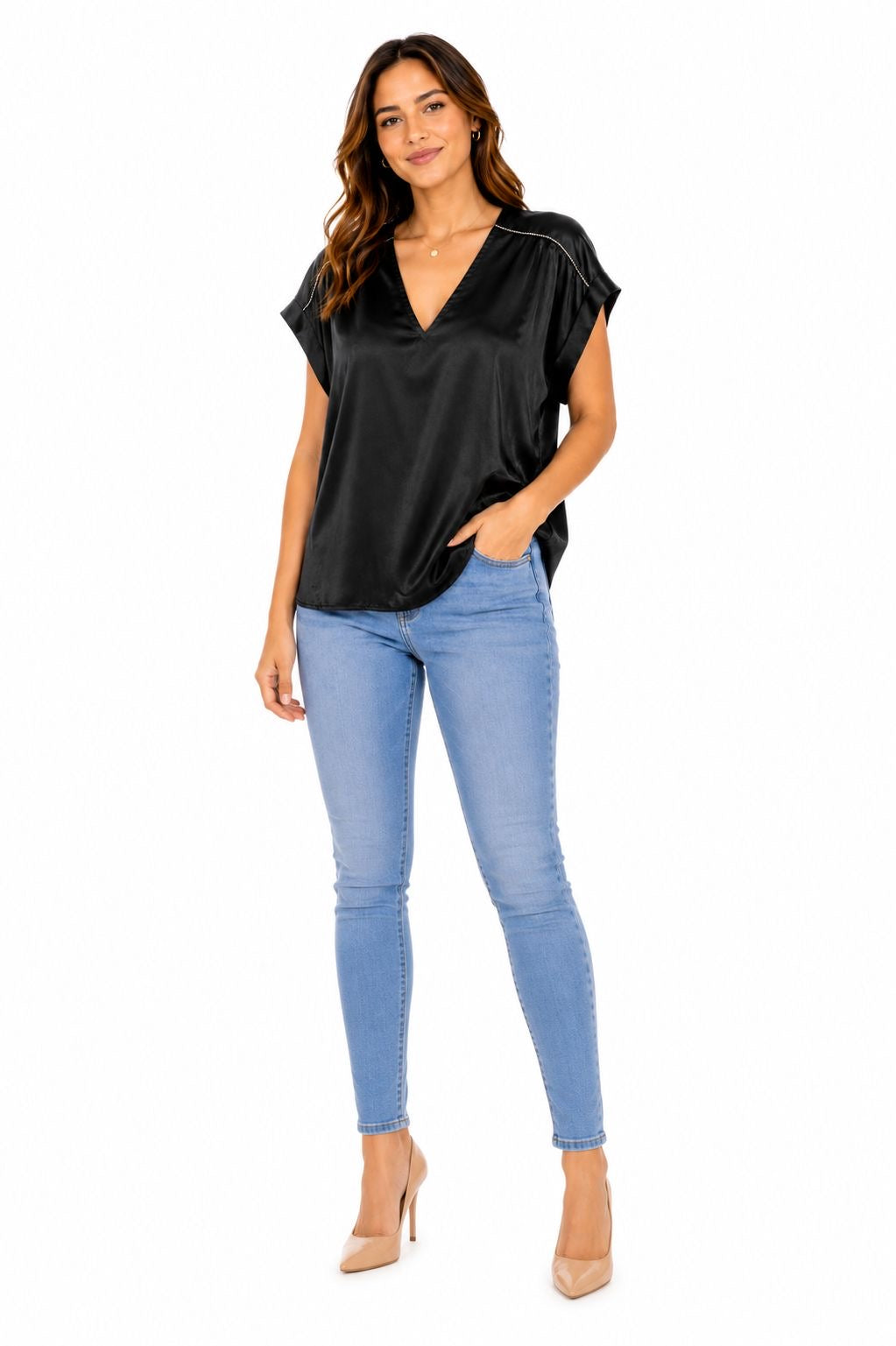 RACHEL ROY-Black blouse from the Rachel Roy brand