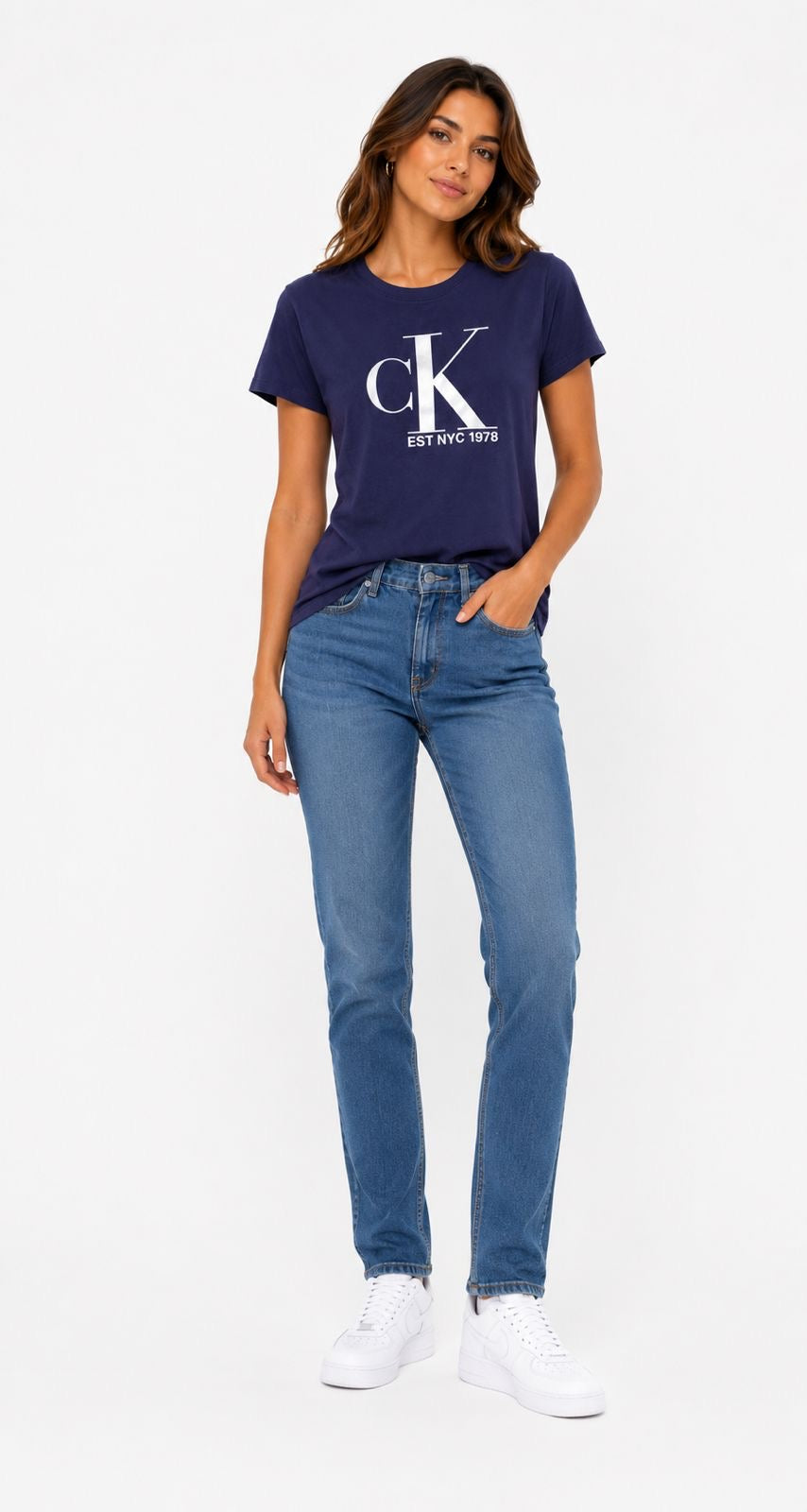Calvin Klein -Women's crew neck t-shirt