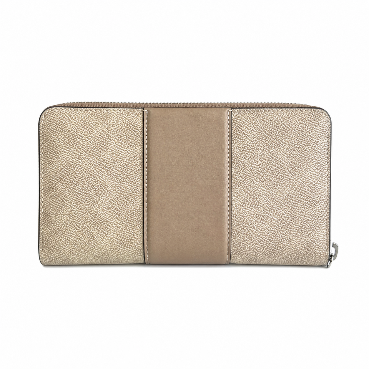 Coach Long Zip Around Wallet in Signature Canvas