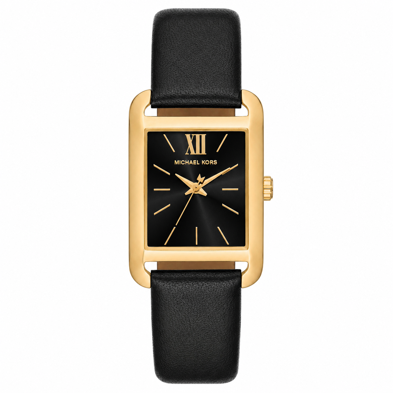 Michael Kors Monroe Leather Strap Watch