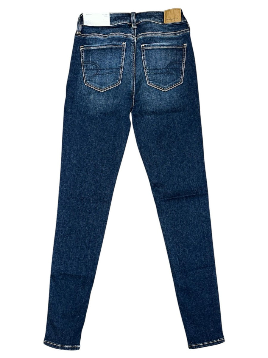 Jegging American Eagle Dark Shadow Next Level tiro bajo para mujer, EE. UU. 0 regular
