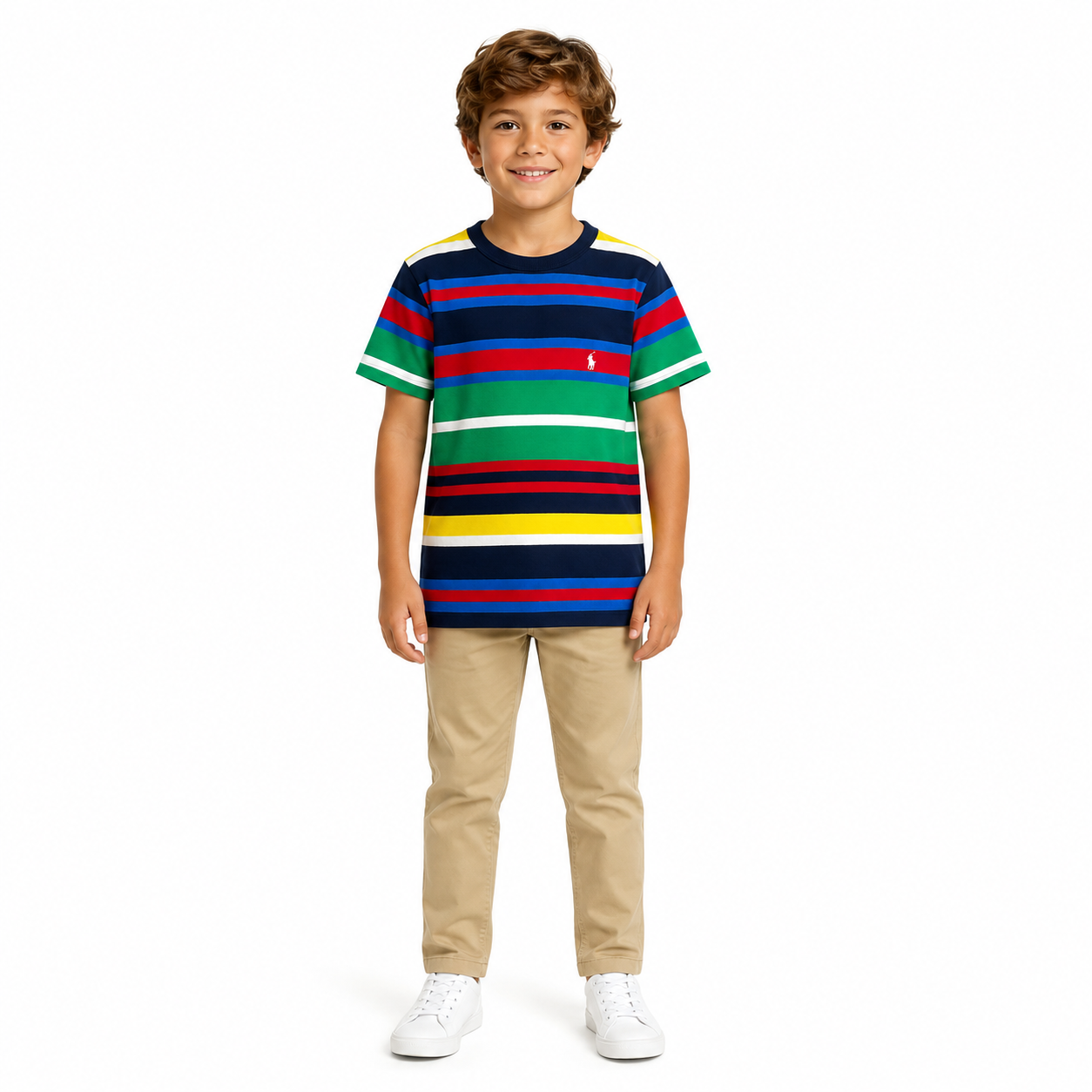 Ralph Lauren Classic Fit Striped Jersey T-Shirt