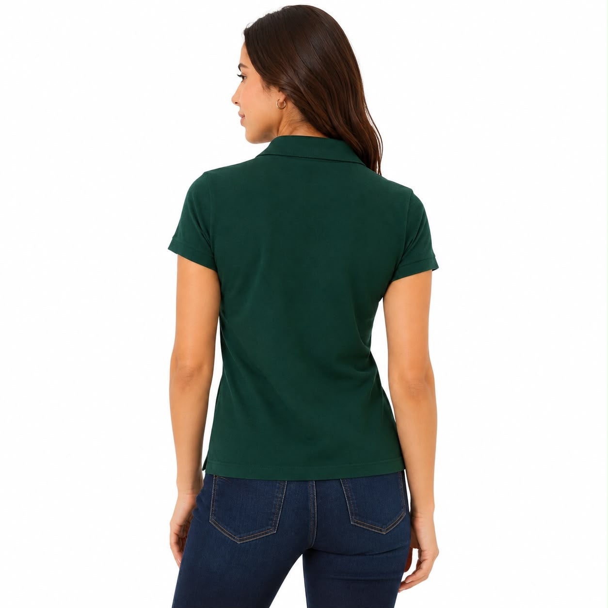 Tommy Hilfiger green -Slim Fit Zip Polo Women’s&nbsp;