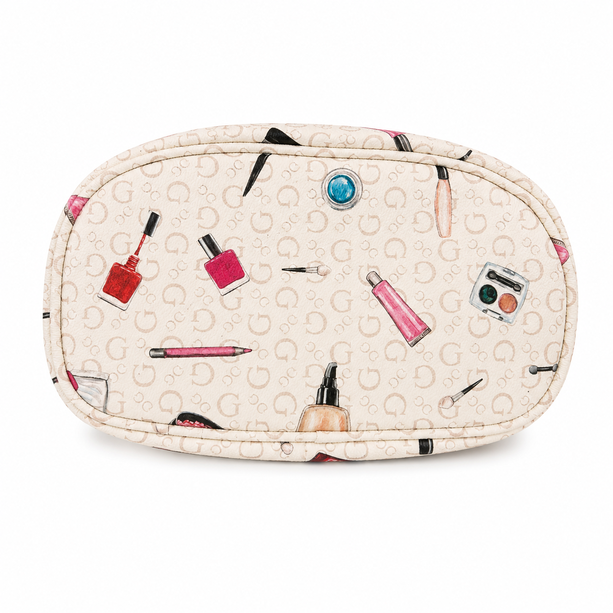 Guess Cosmetic Pinafore Travel White Bag