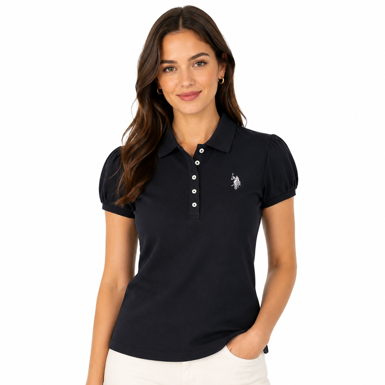 U.S. POLO ASSN-Women's polo shirt from the U.S. Polo Assn brand