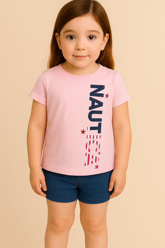 Nautica toddler girls' americana t-shirt