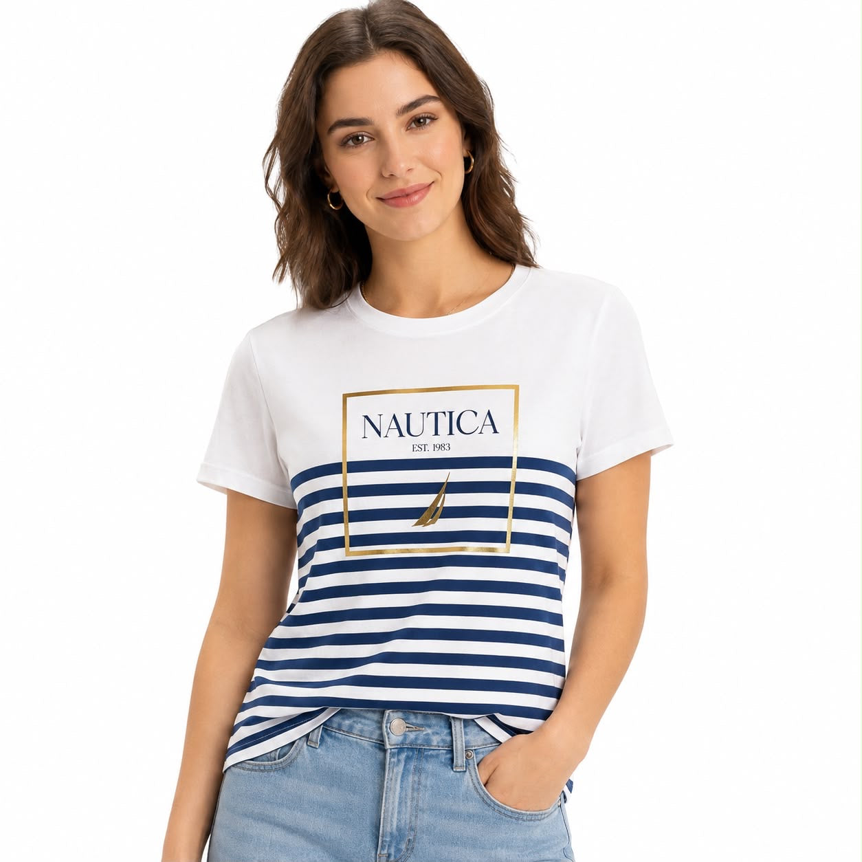 Nautical with striped design and golden details