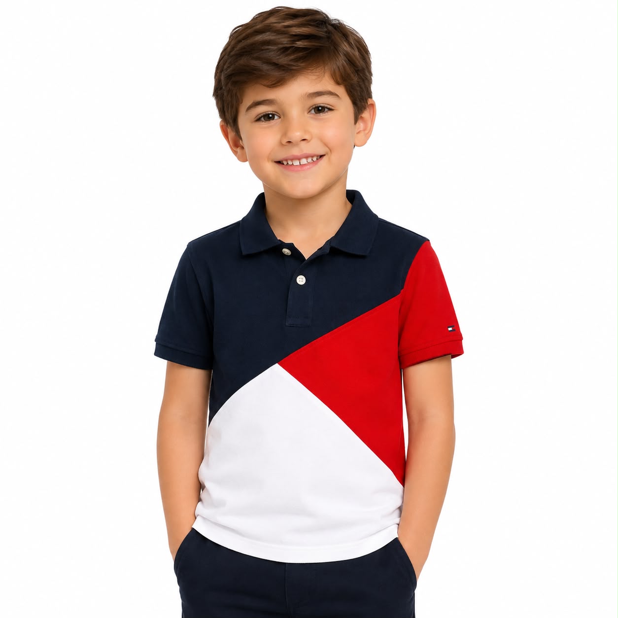Tommy Hilfiger Kids’ Colorblock Polo