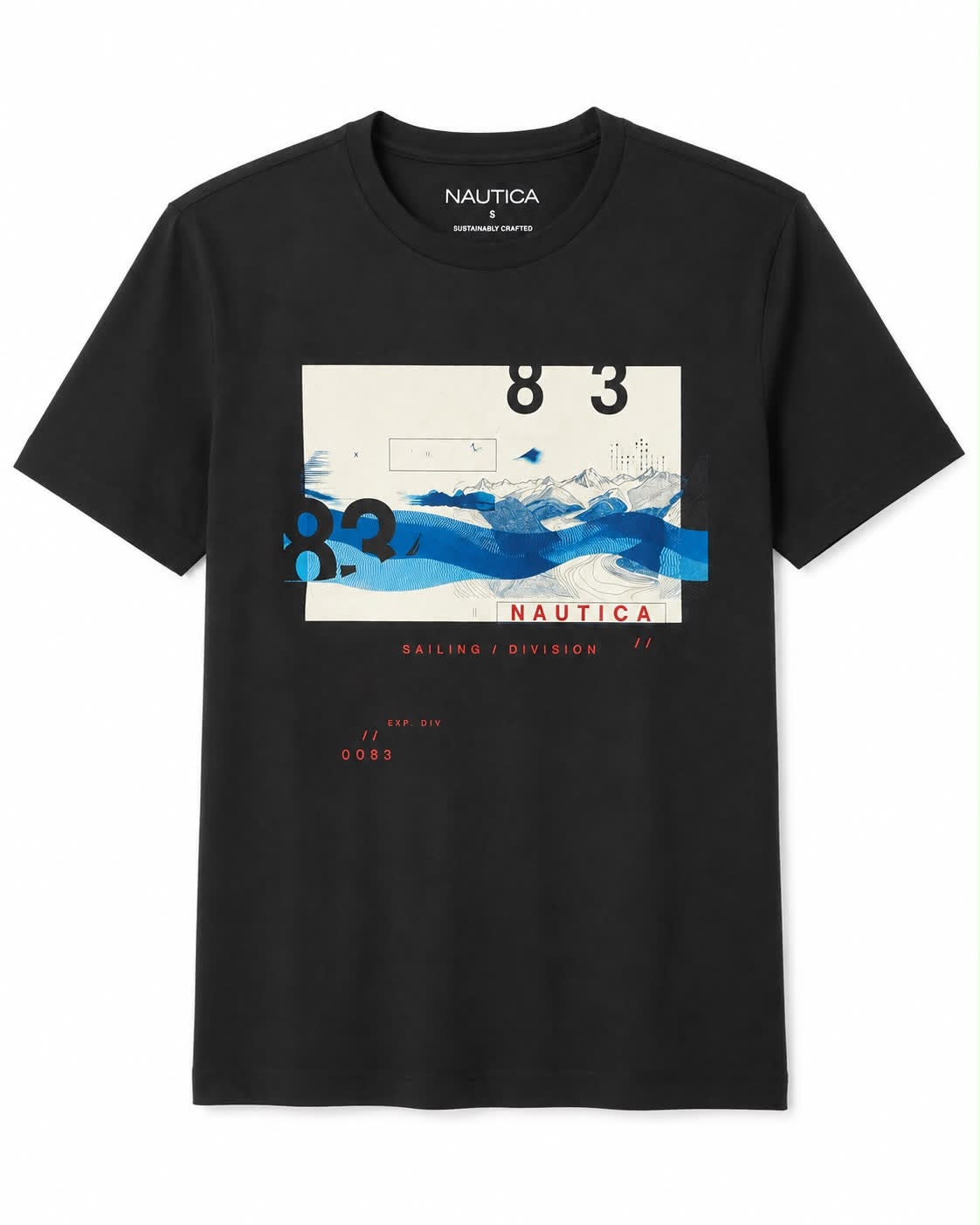 NAUTICA-Graphic t-shirt for men