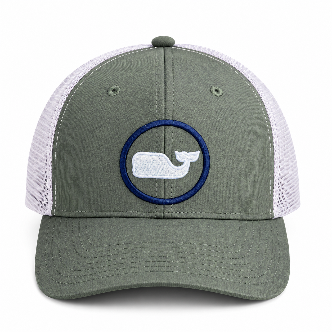 Vineyard Vines Whale Dot Performance Trucker Hat Baseball Cap Men