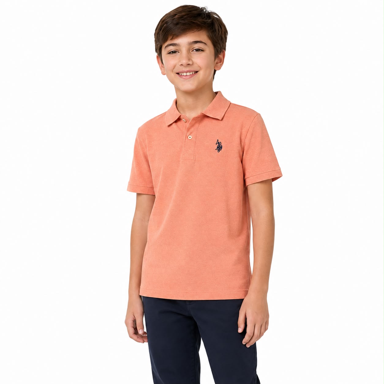 US Polo ASSN Boys Small Logo Polo