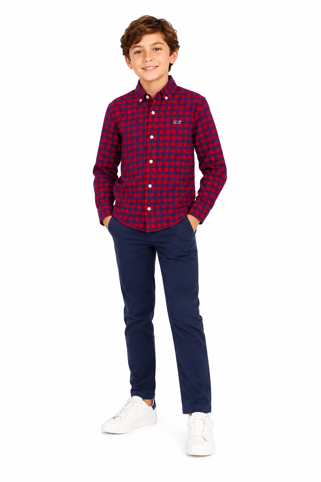 Vineyard Vines long-sleeved dress shirt for children