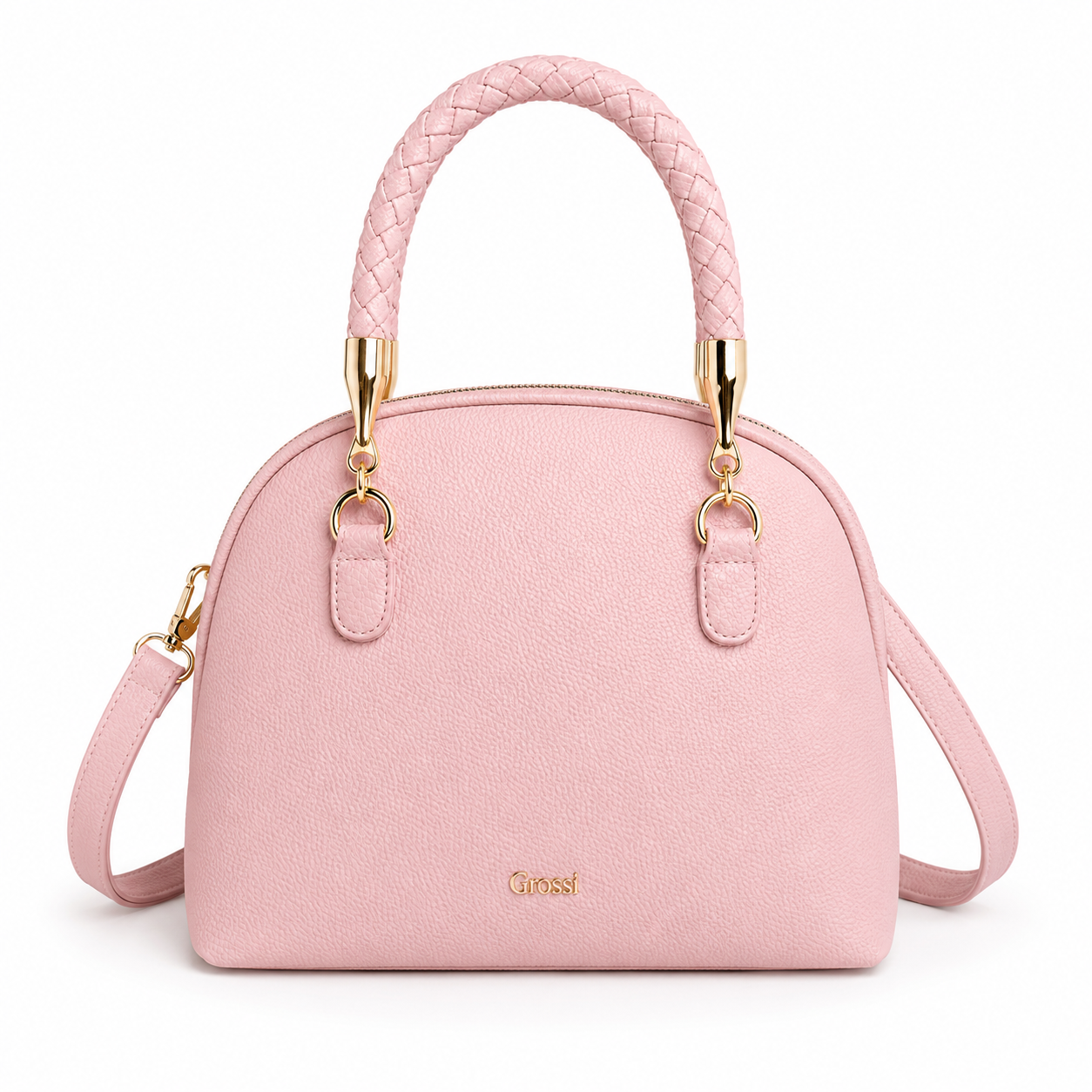 Grossi Dreams Bea Braided Top Handle Satchel