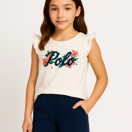 Ralph Lauren Graphic Logo Print Top and Bottom for Toddlers&nbsp;
