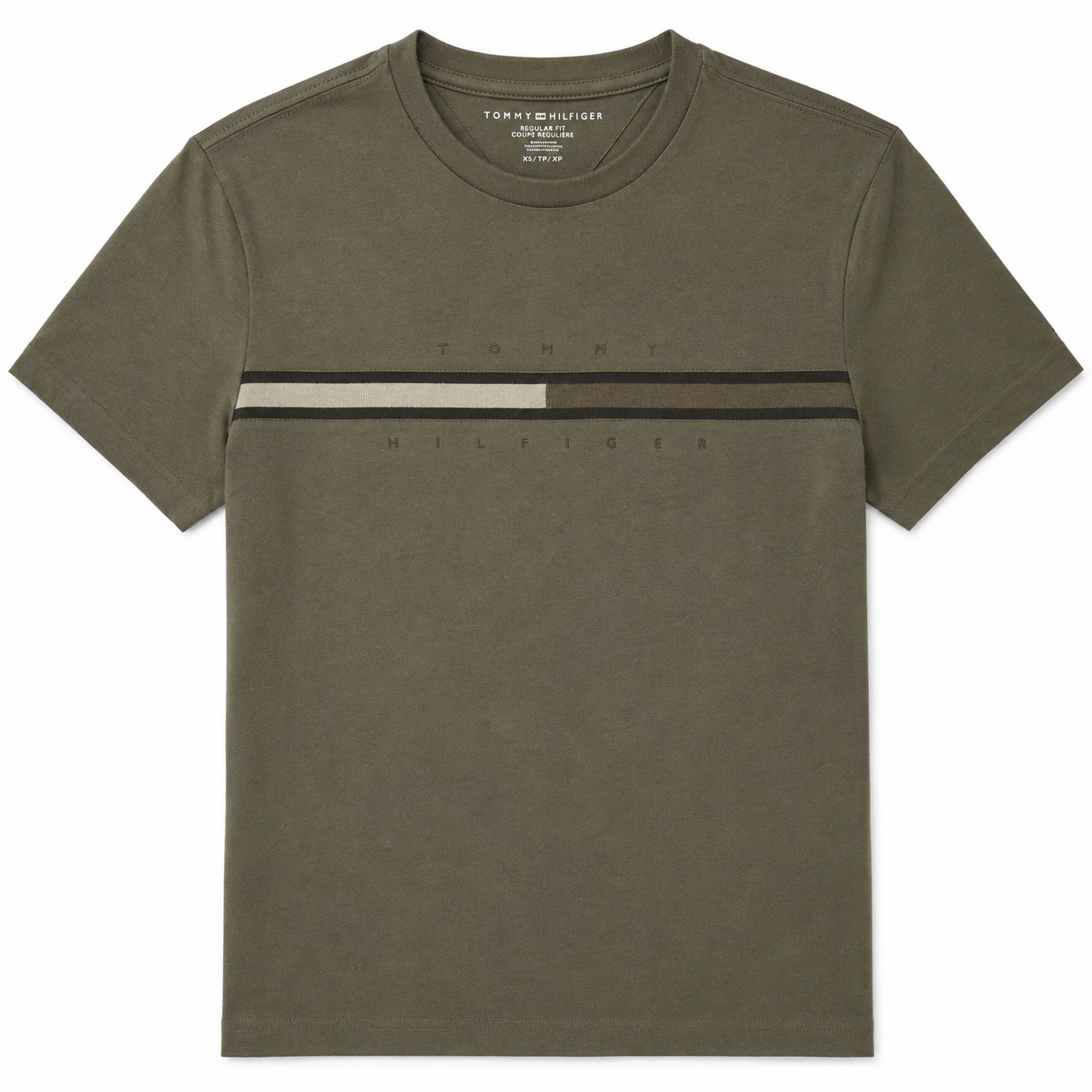 Tommy Hilfiger Tonal Flag Logo T-Shirt
