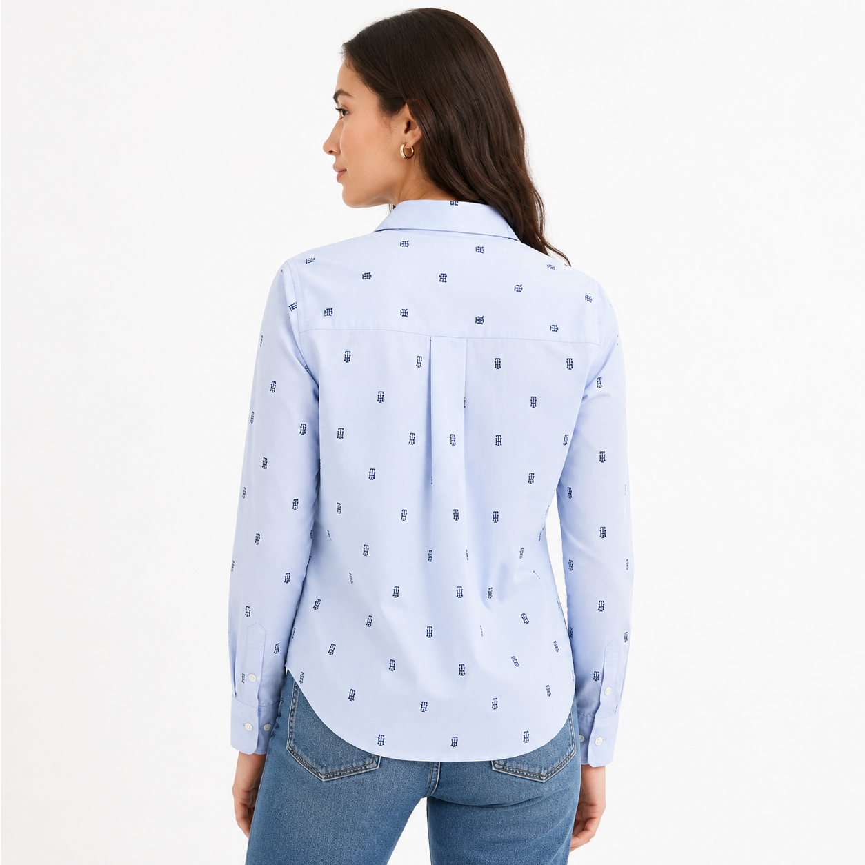 Tommy Hilfiger Fil Coupe Monogram Shirt