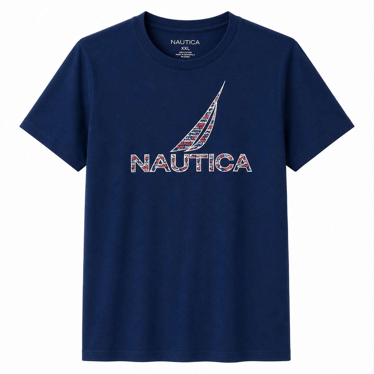 Nautica Nautica brand icon Puff Foil Graphic T-Shirt