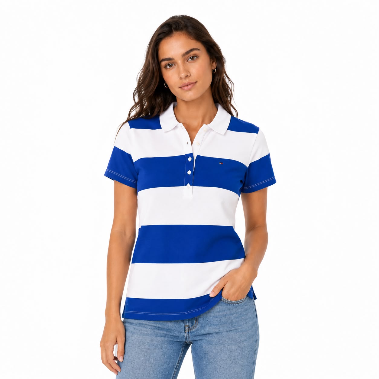 Tommy Hilfiger Striped Rugby Polo