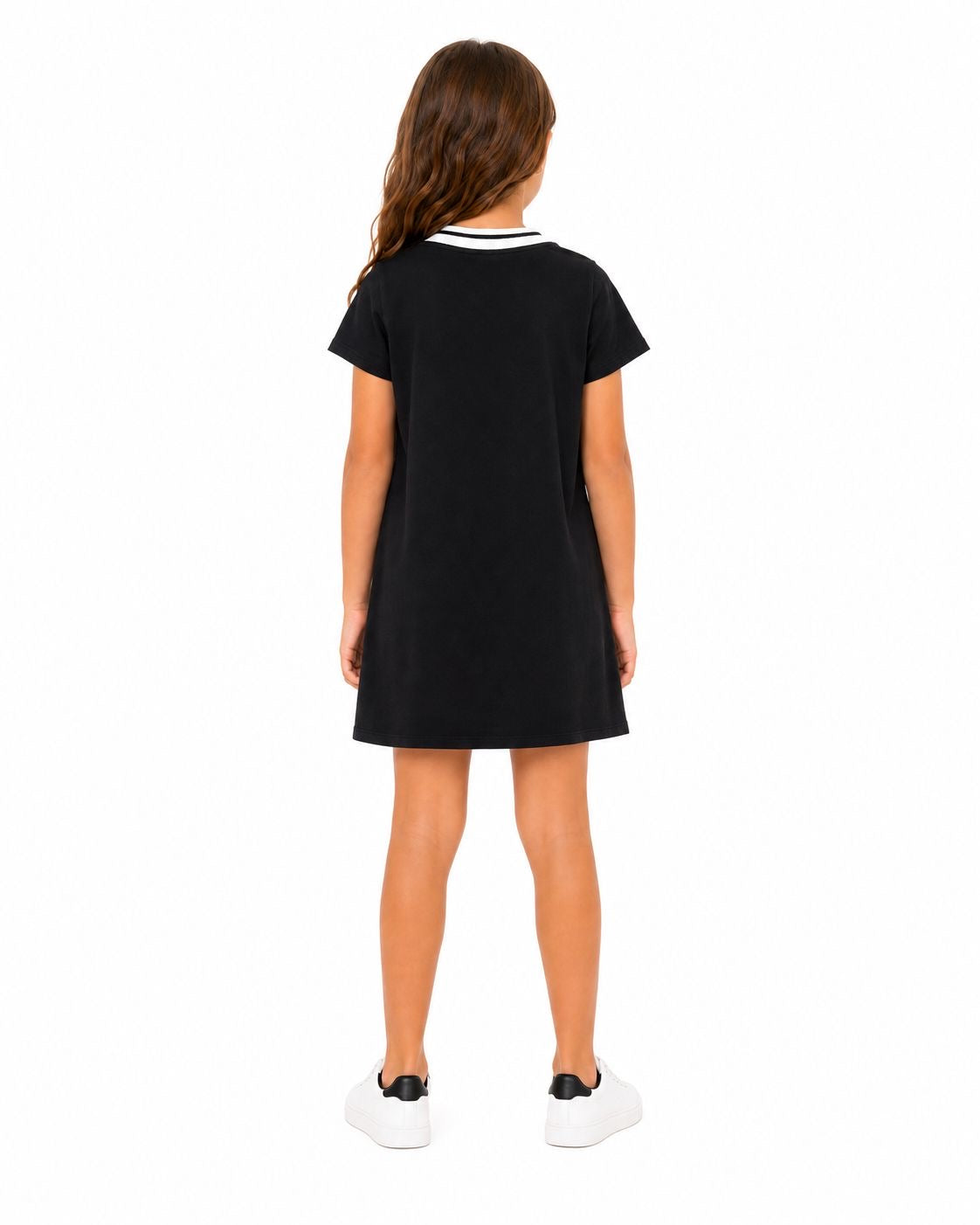 DREAM GIRL-T-shirt dress in black from the Dreamgirl brand