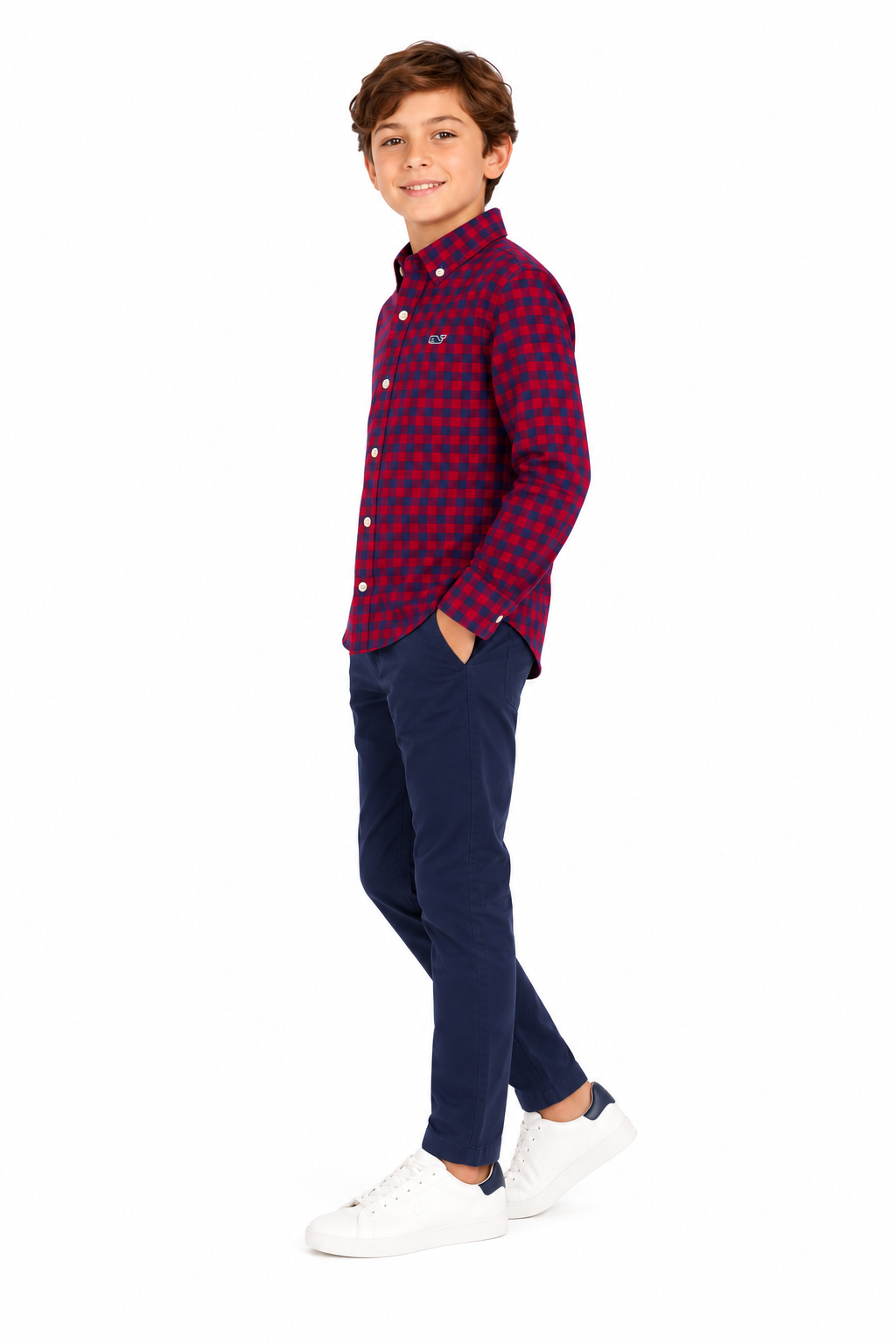 Vineyard Vines long-sleeved dress shirt for children
