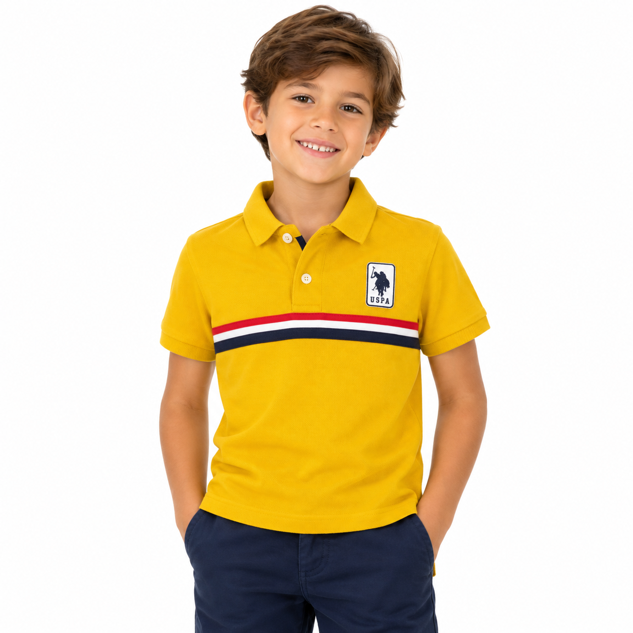 U.S. Polo Assn. pique polo shirt