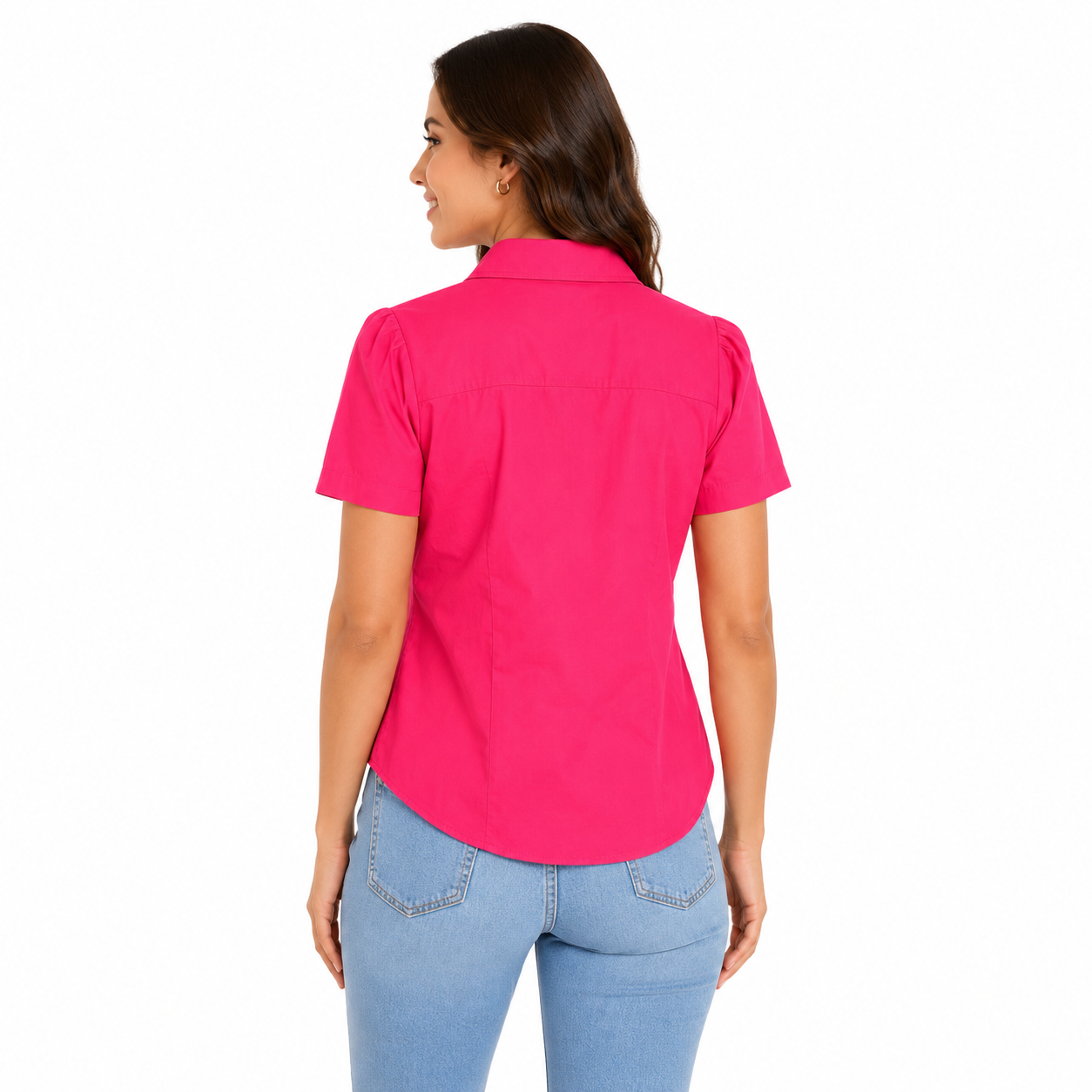 Tommy Hilfiger Chemise Oxford à manches courtes Women’s