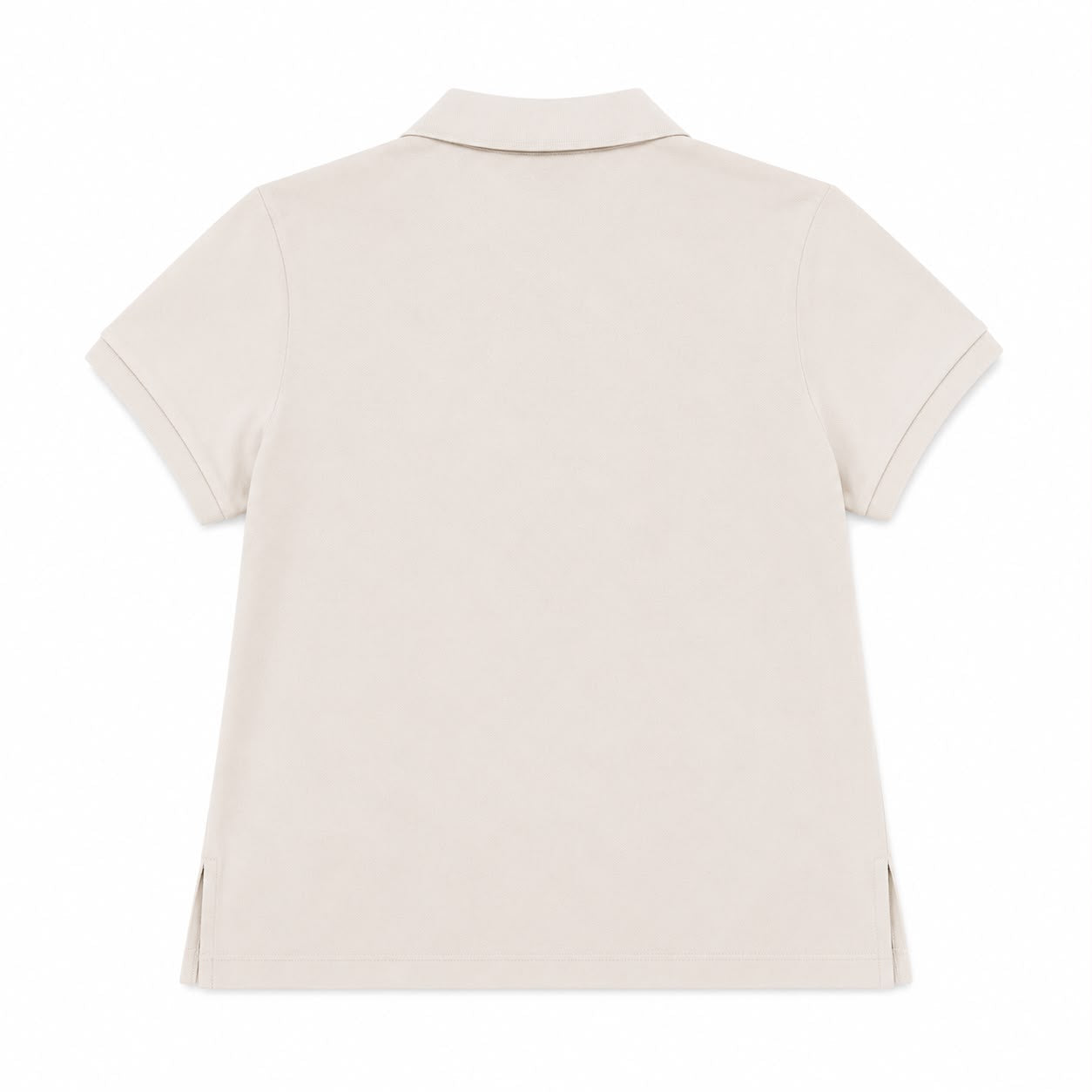 Calvin Klein Jeans polo shirt stands out for its natural white color