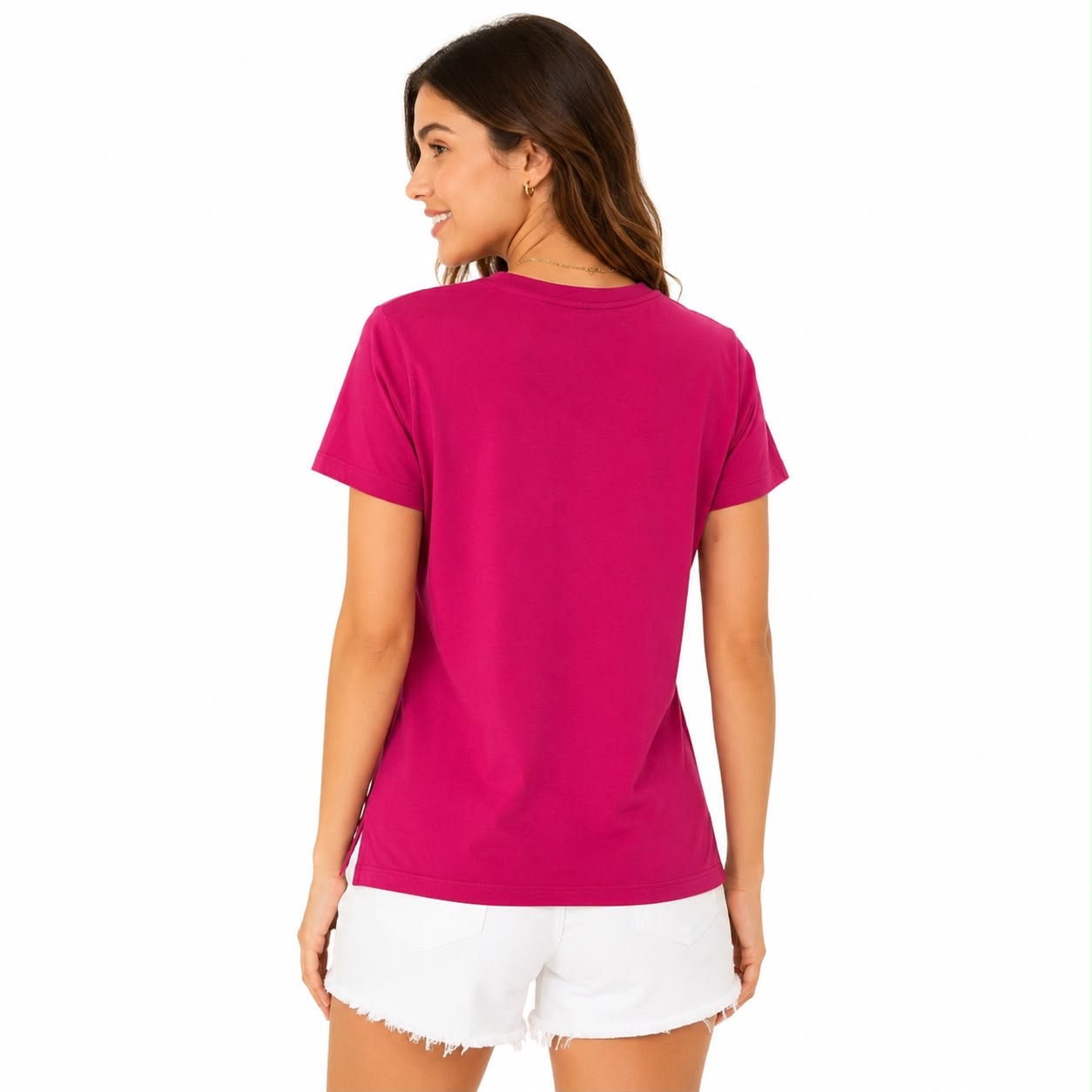 Michael Kors Womens MK Logo Short Sleeve T Shirt