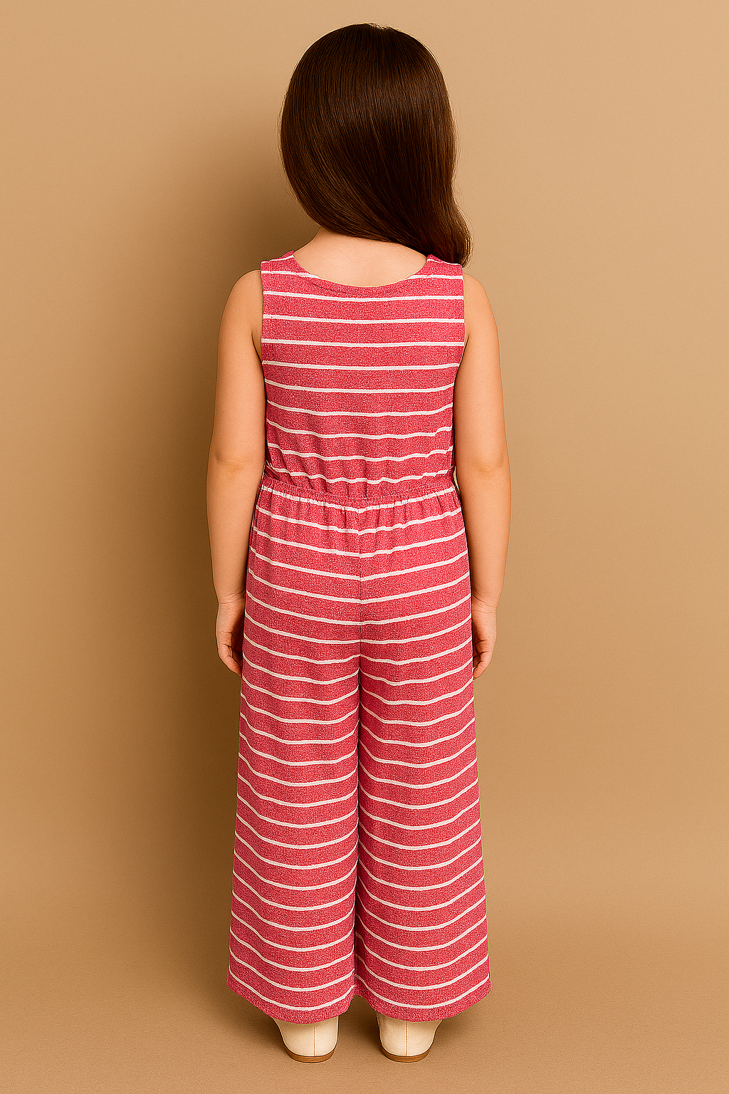 Tommy Hilfiger  Kids Girl Stripped Sleeveless Jumpsuit