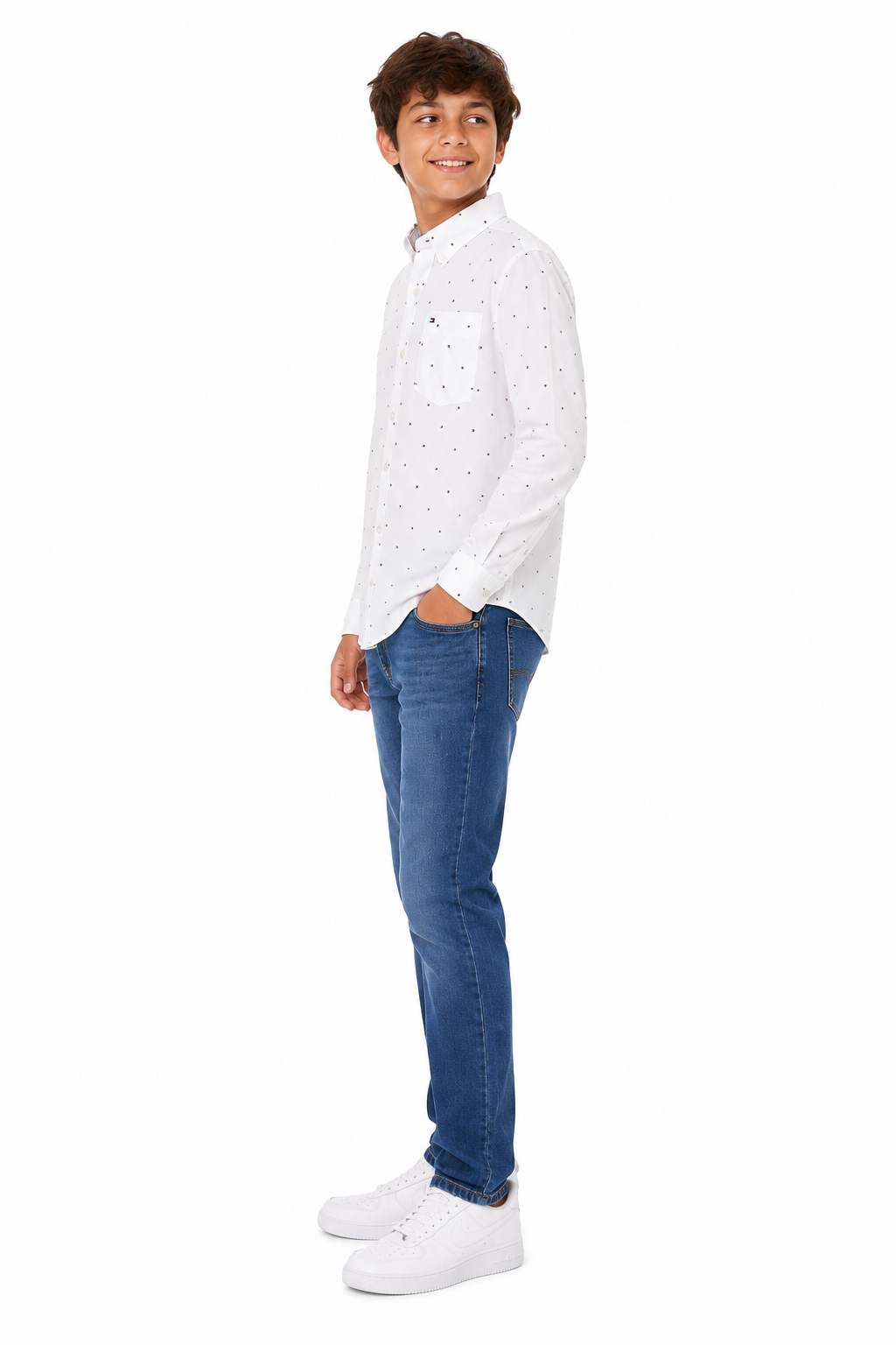 Tommy Hilfiger Little Boys Long-Sleeve Fred Button-Front Shirt