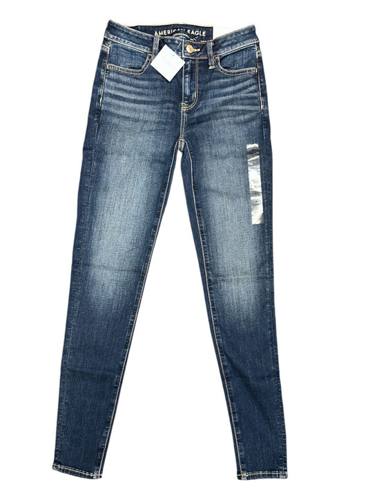 Jegging American Eagle Dark Shadow Next Level tiro bajo para mujer, EE. UU. 0 regular